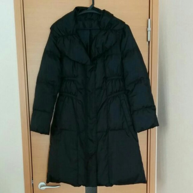 美品♡アナイ ANAYI ダウンコート ダウンジャケット ロングコート 黒