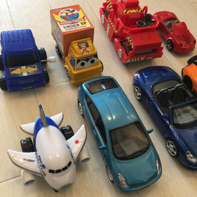 車 おもちゃ 男の子 セット売り キッズ/ベビー/マタニティのおもちゃ(電車のおもちゃ/車)の商品写真
