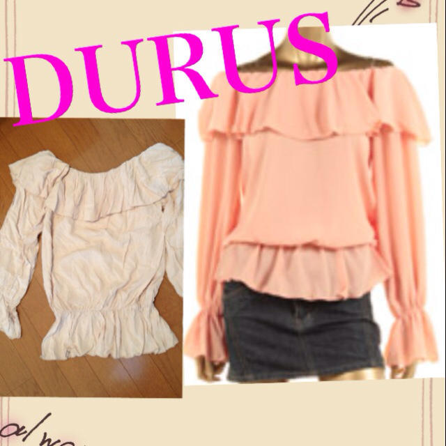 DURAS(デュラス)のDURUS オフショル 未使用♡ レディースのトップス(カットソー(長袖/七分))の商品写真