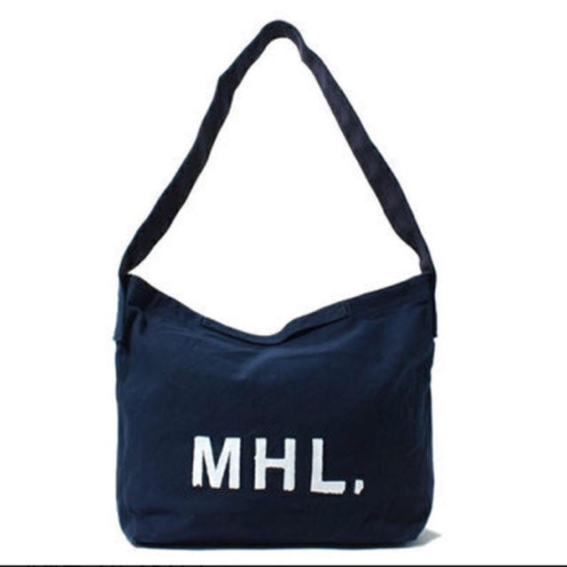 マーガレットハウエル MHL. ショルダーバッグ トートバッグ ネイビー