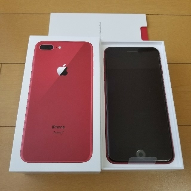 Apple - 【新品未使用】iPhone8 Plus 64GB レッド SIMフリー 制限〇①