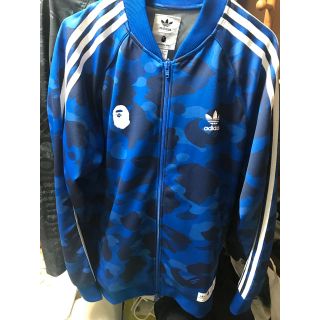 アベイシングエイプ(A BATHING APE)のbape adidas トラックジャージ 上(ジャージ)