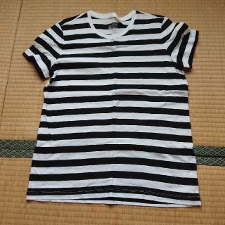 ムジルシリョウヒン(MUJI (無印良品))の無印 ボーダー 半袖Tシャツ XL(Tシャツ(半袖/袖なし))