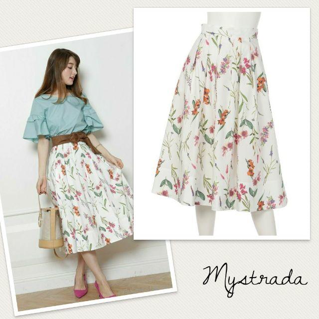 【新品】Mystrada ☆ サマーフラワースカート