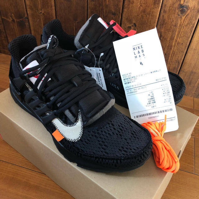 OFF-WHITE(オフホワイト)のNIKE AIR PRESTO × OFF-WHITE 28cm メンズの靴/シューズ(スニーカー)の商品写真