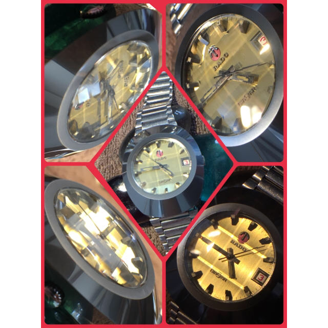 RADO(ラドー)の【 ラドー  ダイヤスター DIASTAR 自動巻 デイデイト カットガラス】 メンズの時計(腕時計(アナログ))の商品写真