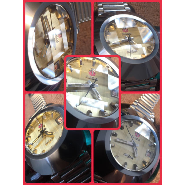 RADO(ラドー)の【 ラドー  ダイヤスター DIASTAR 自動巻 デイデイト カットガラス】 メンズの時計(腕時計(アナログ))の商品写真