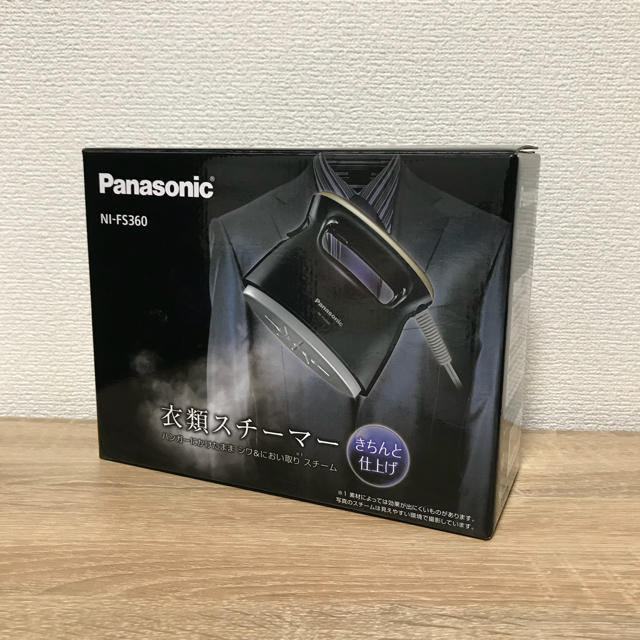 Panasonic(パナソニック)の【Panasonic】衣類スチーマー ブラック NI-FS360-K スマホ/家電/カメラの生活家電(アイロン)の商品写真