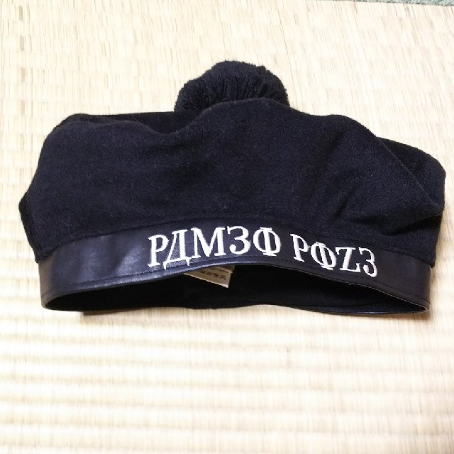 PAMEO POSE(パメオポーズ)のPAMEO POSE☆ポンポン付きベレー帽☆黒 レディースの帽子(ハンチング/ベレー帽)の商品写真