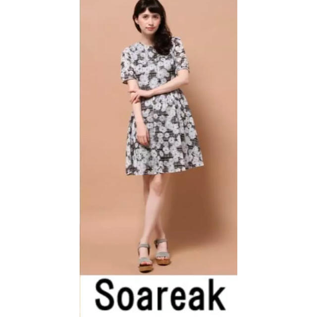 Soareak(ソアリーク)のソアリーク 花柄 ワンピース レディースのワンピース(ひざ丈ワンピース)の商品写真