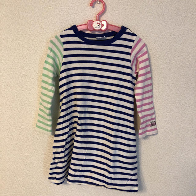 BREEZE(ブリーズ)の▽ボーダーワンピース キッズ/ベビー/マタニティのキッズ服女の子用(90cm~)(ワンピース)の商品写真