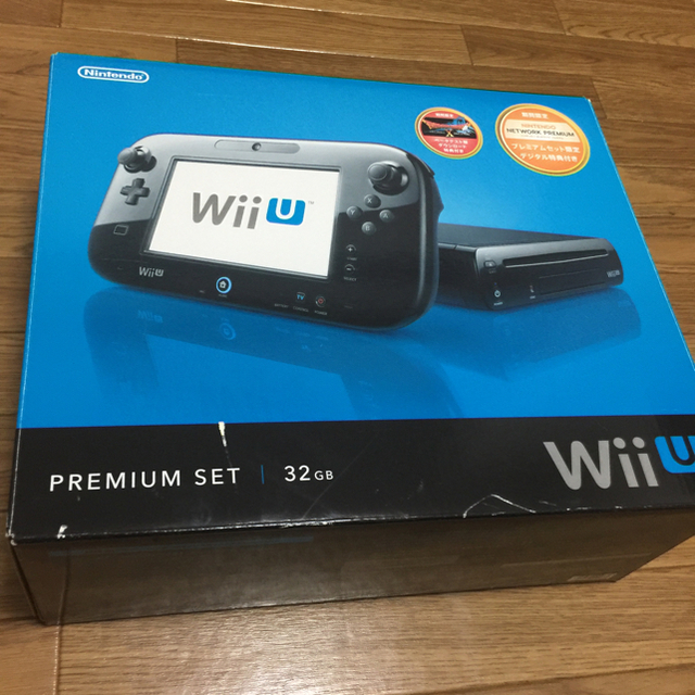 Wii U(ウィーユー)のWii U 黒 PREMIUM SET 32GB  美品 エンタメ/ホビーのゲームソフト/ゲーム機本体(家庭用ゲーム機本体)の商品写真