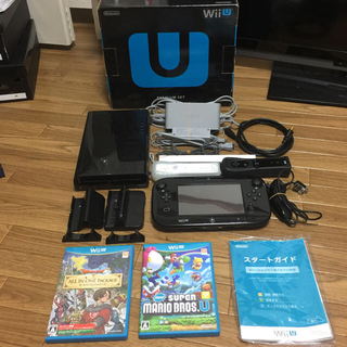 ウィーユー(Wii U)のWii U 黒 PREMIUM SET 32GB  美品(家庭用ゲーム機本体)