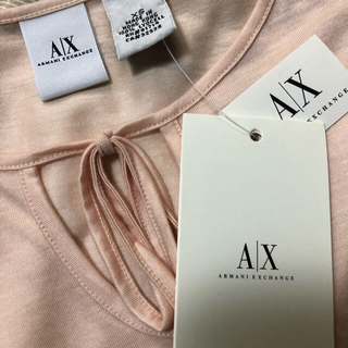アルマーニエクスチェンジ(ARMANI EXCHANGE)の◼️新品   AX  アルマーニ   ベビーピンク(Tシャツ(半袖/袖なし))