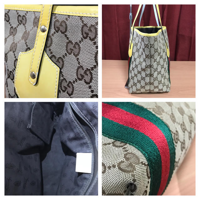 Gucci(グッチ)の美品 GUCCI グッチ シェリーライン トートバッグ レディースのバッグ(トートバッグ)の商品写真