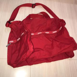 レスポートサック(LeSportsac)の送込レスポートサック ボストンバッグ 赤 レッド レスポ 旅行 ショルダーバッグ(ボストンバッグ)