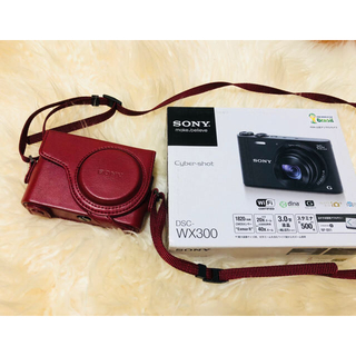 ソニー(SONY)の美品♡サイバーショット WX300 ➕ 予備バッテリー(コンパクトデジタルカメラ)