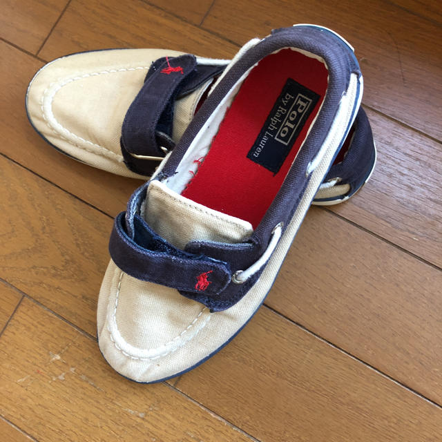 Ralph Lauren(ラルフローレン)のラルフローレン22cmデッキシューズタイプスニーカー キッズ/ベビー/マタニティのキッズ靴/シューズ(15cm~)(スニーカー)の商品写真