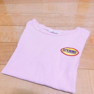 古着 短丈Tシャツ  夏 ピンク (Tシャツ(半袖/袖なし))