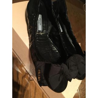 プラダ(PRADA)のPRADA バレエシューズ 24.5(バレエシューズ)