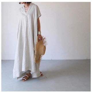 ドゥーズィエムクラス(DEUXIEME CLASSE)のargue Linen dress ワンピース(ロングワンピース/マキシワンピース)