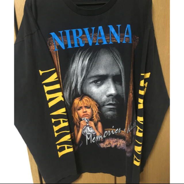 スタイリッシュシンプル カート・コバーン追悼tシャツ 長袖