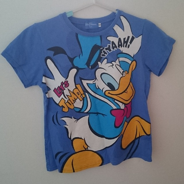 Disney(ディズニー)のドナルドTシャツ(140) キッズ/ベビー/マタニティのキッズ服男の子用(90cm~)(Tシャツ/カットソー)の商品写真