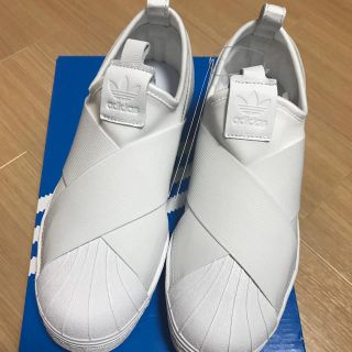 アディダス(adidas)の★新品★アディダス★スリッポン★ホワイト★22(スニーカー)