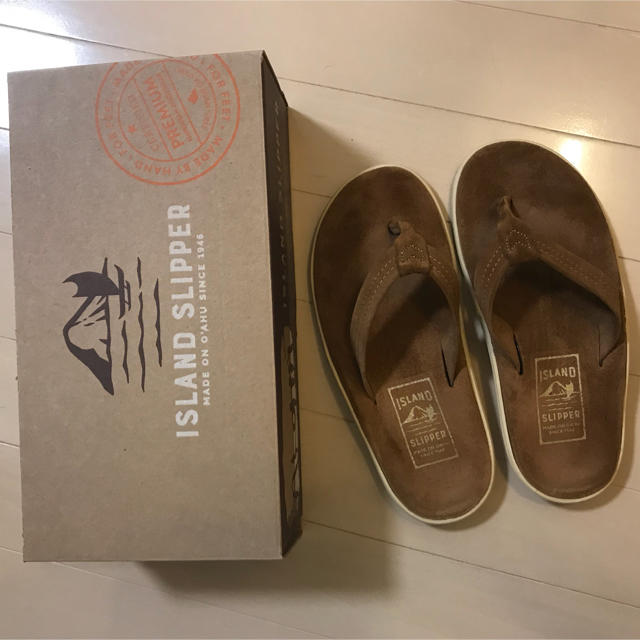 DEUXIEME CLASSE(ドゥーズィエムクラス)のISLAND SLIPPER FLIP FLOPS ブラウン サイズ5 レディースの靴/シューズ(サンダル)の商品写真