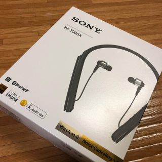 ソニー(SONY)のSONY WI-1000X Bluetooth イヤホン ブラック(ヘッドフォン/イヤフォン)