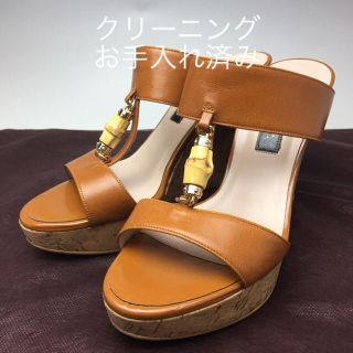 ダイアナ(DIANA)のクリーニングお手入れ品☆良品ダイアナサンダルウェッジソール(サンダル)