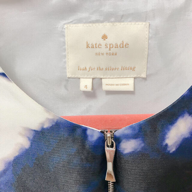 kate spade new york(ケイトスペードニューヨーク)の8/18限り➡️特別価格♡kate spade 雲模様 ワンピース ４ レディースのワンピース(ひざ丈ワンピース)の商品写真