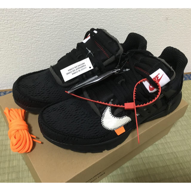 OFF-WHITE(オフホワイト)のOFF-WHITE × NIKE AIR PRESTO BLACK 28cm メンズの靴/シューズ(スニーカー)の商品写真