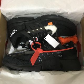 オフホワイト(OFF-WHITE)のOFF-WHITE × NIKE AIR PRESTO BLACK 28cm(スニーカー)