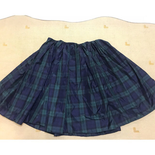 ラグナムーン(LagunaMoon)のラグナムーン タータンチェック 緑スカート(ひざ丈スカート)