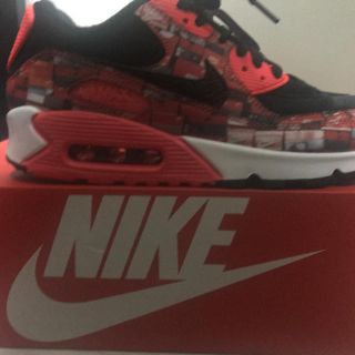 ナイキ(NIKE)のnike airmax90  print atmos(スニーカー)