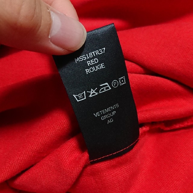 VETEMENTS ベースボールTシャツ メンズのトップス(Tシャツ/カットソー(半袖/袖なし))の商品写真