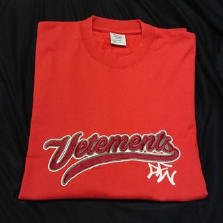 VETEMENTS ベースボールTシャツ(Tシャツ/カットソー(半袖/袖なし))