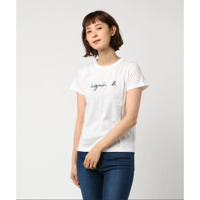 アニエス・ベー Tシャツ ホワイト 3トップス