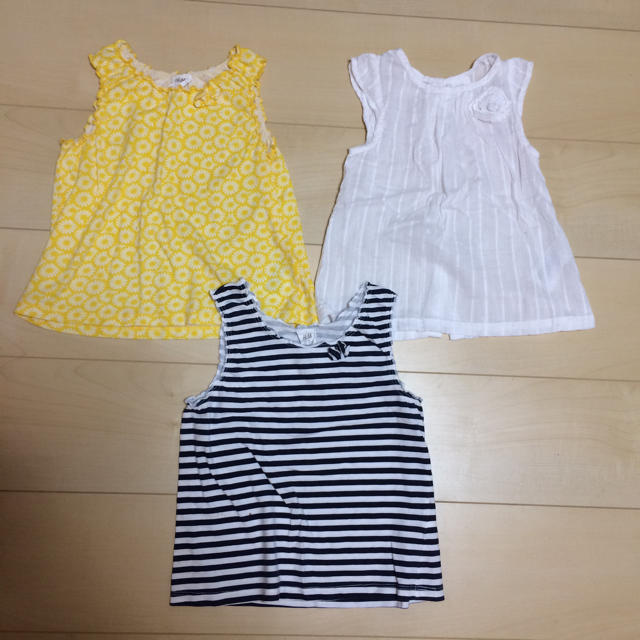 H&M(エイチアンドエム)のn1011様専用 86cm チュニックセット♡H&M キッズ/ベビー/マタニティのベビー服(~85cm)(Ｔシャツ)の商品写真