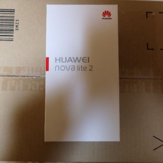 中古美品 SIMフリー☆ HUAWEI nova lite 2 ブラック☆(スマートフォン本体)