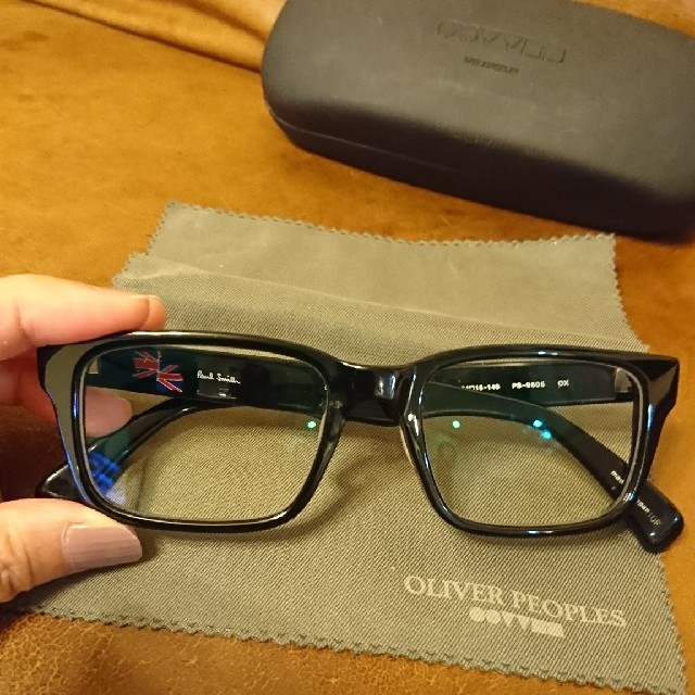 OLIVER PEOPLES 購入 Paul Smith 変則ウェリントン眼鏡