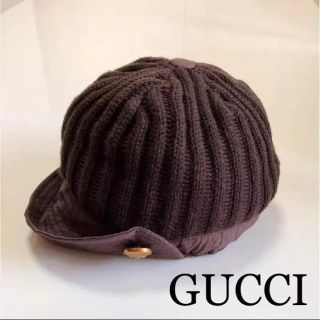 グッチ(Gucci)のGUCCI ニット帽(ニット帽/ビーニー)