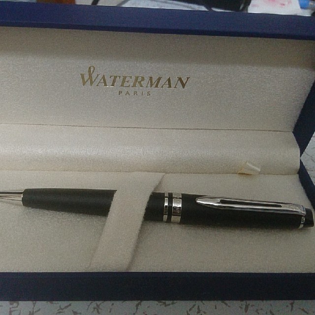 Waterman(ウォーターマン)の■WATERMAN ウォーターマン 高級ボールペン 黒 新品未使用品 インテリア/住まい/日用品の文房具(ペン/マーカー)の商品写真