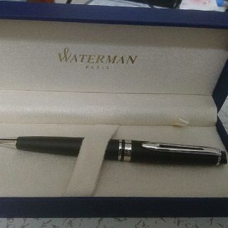 ウォーターマン(Waterman)の■WATERMAN ウォーターマン 高級ボールペン 黒 新品未使用品(ペン/マーカー)