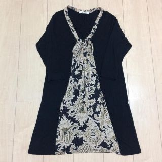 ミルクティー マタニティワンピース兼授乳服 おまけタンクトップ(マタニティワンピース)