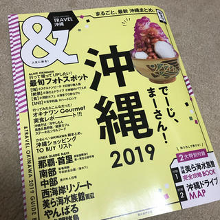 アサヒシンブンシュッパン(朝日新聞出版)の＆TRAVEL  沖縄 2019(地図/旅行ガイド)