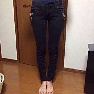 アナップ(ANAP)のANAPスタッズ付きスキニーパンツ❤︎(デニム/ジーンズ)