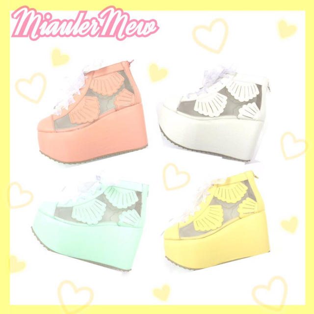 Miauler Mew(ミオレミュー)のシェル厚底シューズ レディースの靴/シューズ(その他)の商品写真