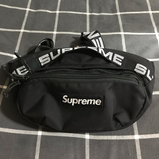 Supreme ウェストバッグ 黒ウエストポーチ